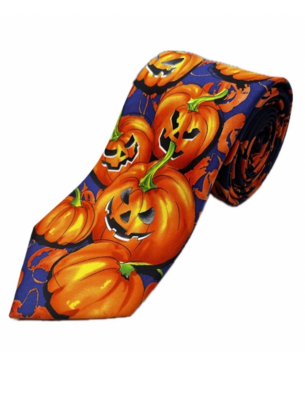 J. Garcia Halloween Pumpkin Tie Alligator Works Collector Edition